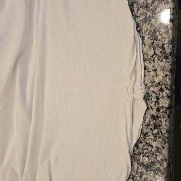 FREE PEOPLE WE THE FREE. THE ARDEN TEE. LONG SLEEVE. WHITE. SIZE X-LARGE. - Picture 10 of 13